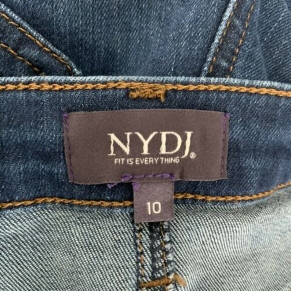 NYDJ Barbara Bootcut Blue Denim Lift Tuck High Rise Jeans - Picture 5 of 10